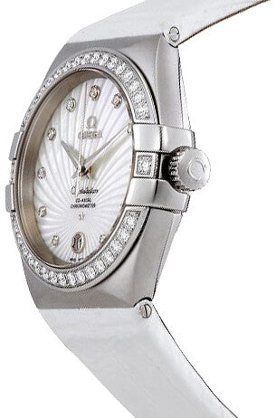 OMEGA Constellation Automatic Diamond Women'S Watch 123.18.35.20.55.001 2