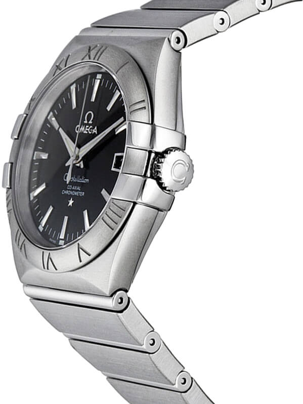 OMEGA Constellation Black Dial Steel Watch 123.10.35.20.01.001 2
