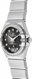 OMEGA Constellation Black Supernova Dial Diamond Watch 123.15.24.60.51.001 2