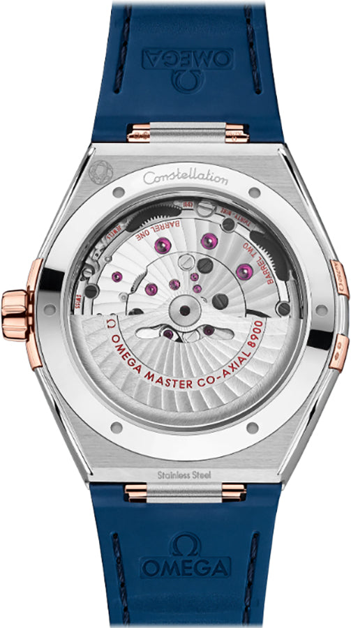 OMEGA Constellation Blue Ceramic Rose Gold Men'S Watch 131.23.41.21.03.001 2