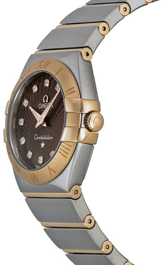 OMEGA Constellation Brown Dial Women'S Watch 123.20.27.60.63.001 2