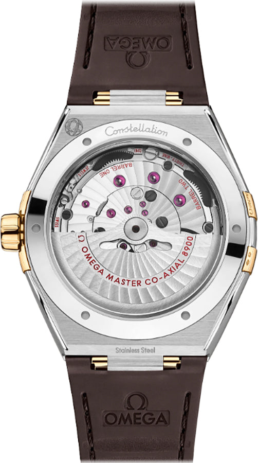 OMEGA Constellation Ceramic Steel Yellow Gold Men'S Watch 131.23.41.21.06.002 2