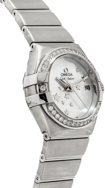 OMEGA Constellation Diamond 27Mm Women'S Watch 123.15.27.20.05.001 2