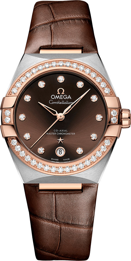 OMEGA Constellation Diamond Bezel Unisex Watch 131.28.36.20.63.001 1
