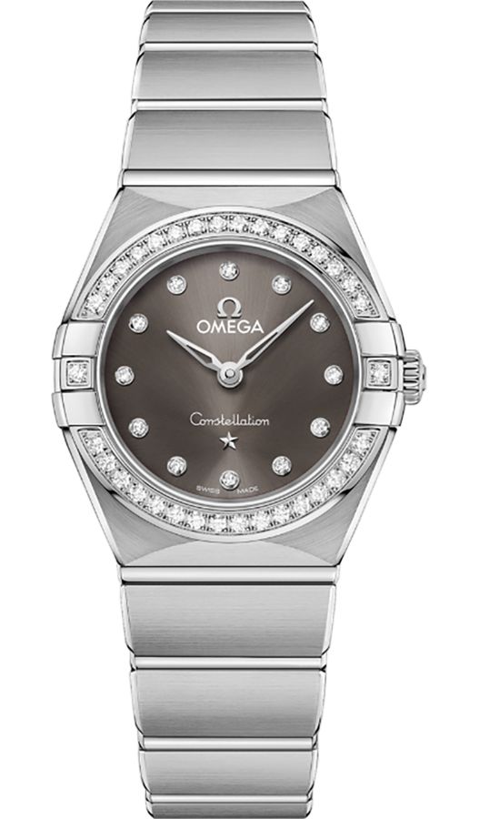 OMEGA Constellation Grey Dial Diamonds Women'S Watch 131.15.25.60.56.001 1