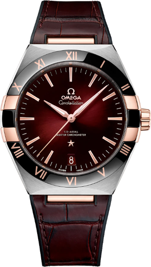 OMEGA Constellation Burgundy Dial Automatic Men'S Watch 131.23.41.21.11.001 1