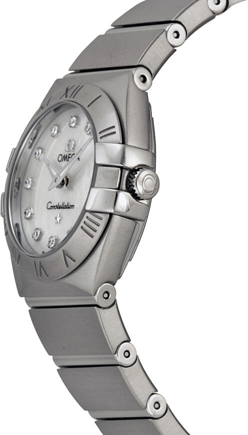 OMEGA Constellation Mother Of Pearl Diamond Women'S Watch 123.10.24.60.55.001 2