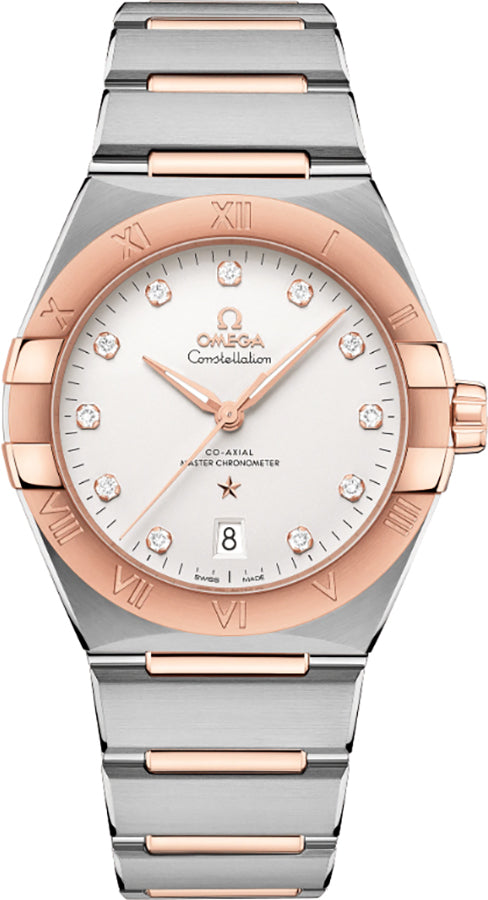 OMEGA Constellation Silver Diamond Dial Men'S Watch 131.20.39.20.52.001 1
