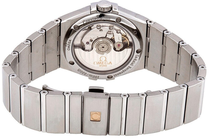 OMEGA Constellation Silver Dial Diamond Men'S Luxury Watch 123.15.35.20.52.001 2