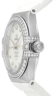 OMEGA Constellation Solid 18K White Gold Women'S Watch 123.57.35.20.55.005 2