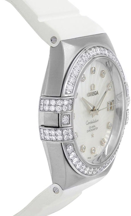 OMEGA Constellation Solid 18K White Gold Women'S Watch 123.57.35.20.55.005 3