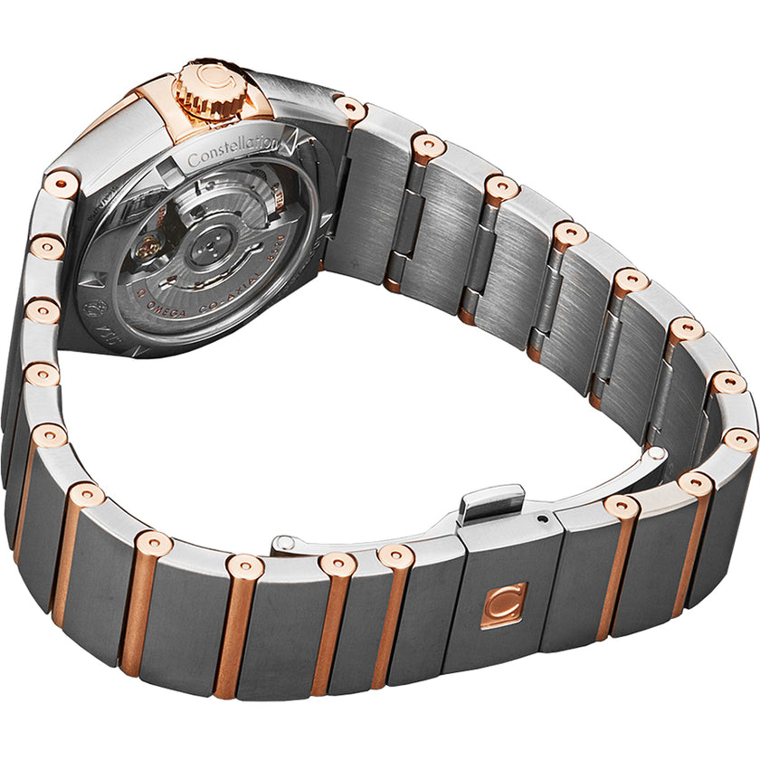 OMEGA Constellation Steel & 18K Rose Gold Women'S Watch 123.25.27.20.55.001 2