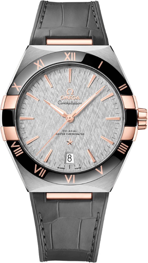 OMEGA Constellation Steel Rose Gold Ceramic Men'S Watch 131.23.41.21.06.001 1