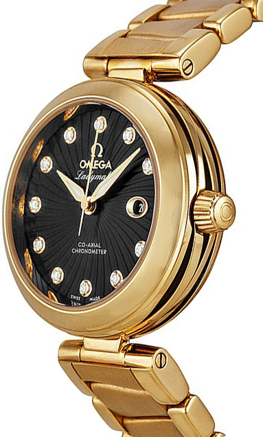 OMEGA De Ville Ladymatic Diamond Dial Women'S Watch 425.60.34.20.51.002 2