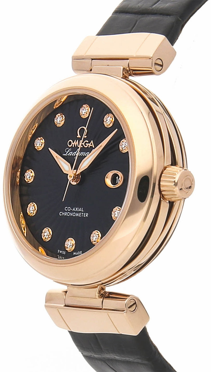 OMEGA De Ville Ladymatic Solid 18K Rose Gold 34Mm Watch 425.63.34.20.51.001 2