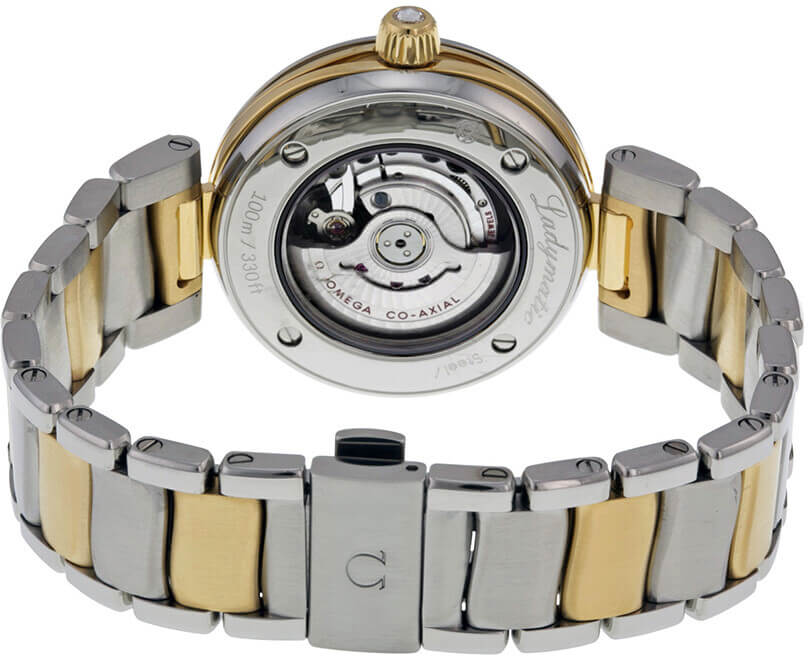 OMEGA De Ville Ladymatic Diamond Gold & Steel Women'S Watch 425.25.34.20.55.002 3