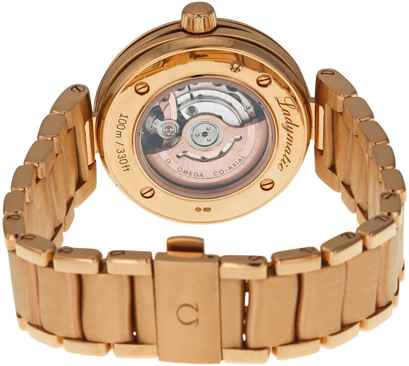 OMEGA De Ville Ladymatic Solid 18K Rose Gold 34Mm Women'S Watch 425.60.34.20.63.001 3