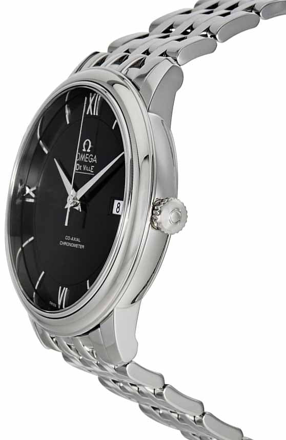 OMEGA De Ville Prestige 39.5Mm Black Dial Men'S Watch 424.10.40.20.01.001 2