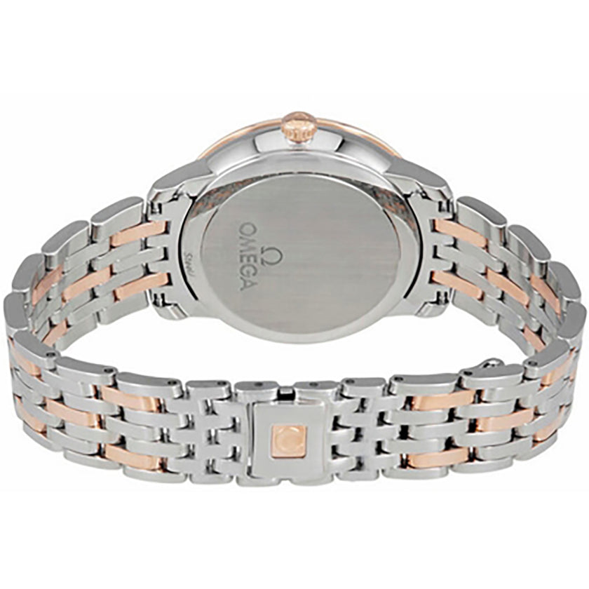 OMEGA De Ville Prestige Rose Gold & Steel Women'S Watch 424.20.33.20.05.002 2