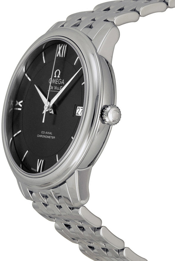 OMEGA De Ville Prestige Black Dial Men'S Watch 424.10.37.20.01.001 2