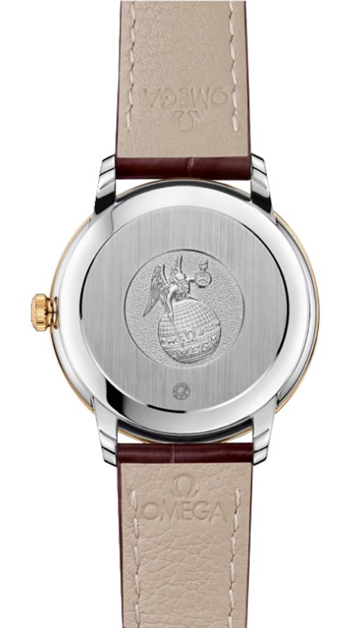 OMEGA De Ville Prestige Champagne Dial Women'S Watch 424.23.33.20.58.001 2