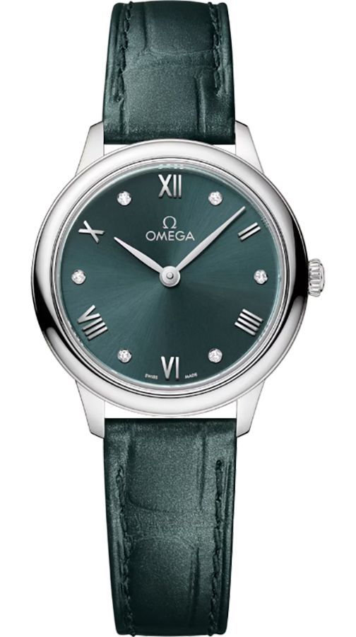 OMEGA De Ville Prestige Mint Green Dial Women'S Watch 434.13.28.60.60.001 1