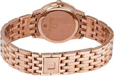OMEGA De Ville Prestige Quartz 18K Rose Gold Women'S Watch 4116.75.00 2