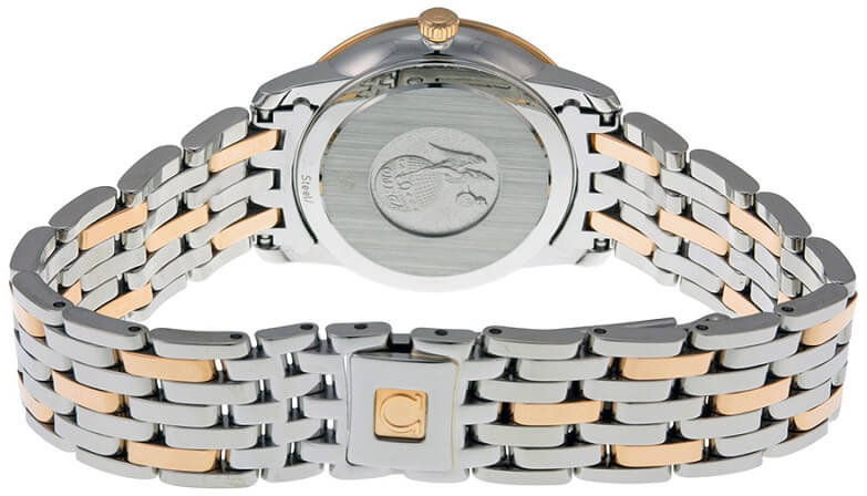 OMEGA De Ville Prestige Rose Gold & Steel Women'S Watch 424.20.27.60.52.002 3