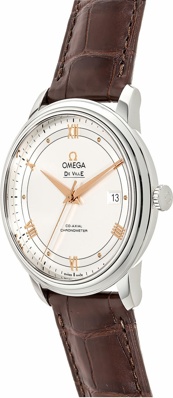 OMEGA De Ville Prestige Silver Dial 39.5Mm Men'S Watch 424.13.40.20.02.002 2