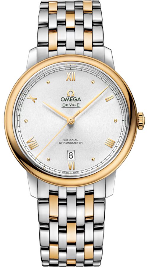 OMEGA De Ville Prestige Silver Dial Date Men'S Watch 424.20.40.20.02.006 1