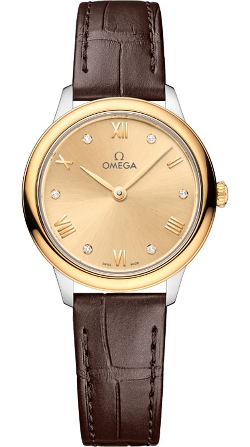 OMEGA De Ville Prestige Yellow Gold & Steel Women'S Watch 434.23.28.60.58.001 1