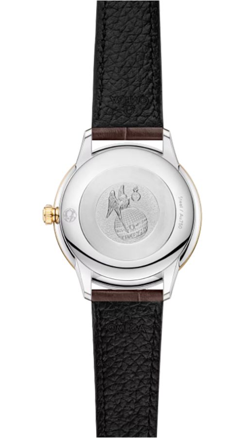 OMEGA De Ville Prestige Yellow Gold & Steel Women'S Watch 434.23.28.60.58.001 2