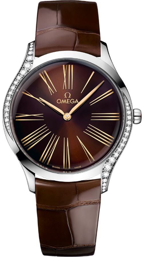 OMEGA De Ville Tresor Brown Dial Quartz Women'S Watch 428.18.36.60.13.001 1