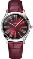 OMEGA De Ville Tresor Burgundy Dial Diamonds Women'S Watch 428.18.36.60.11.001 1