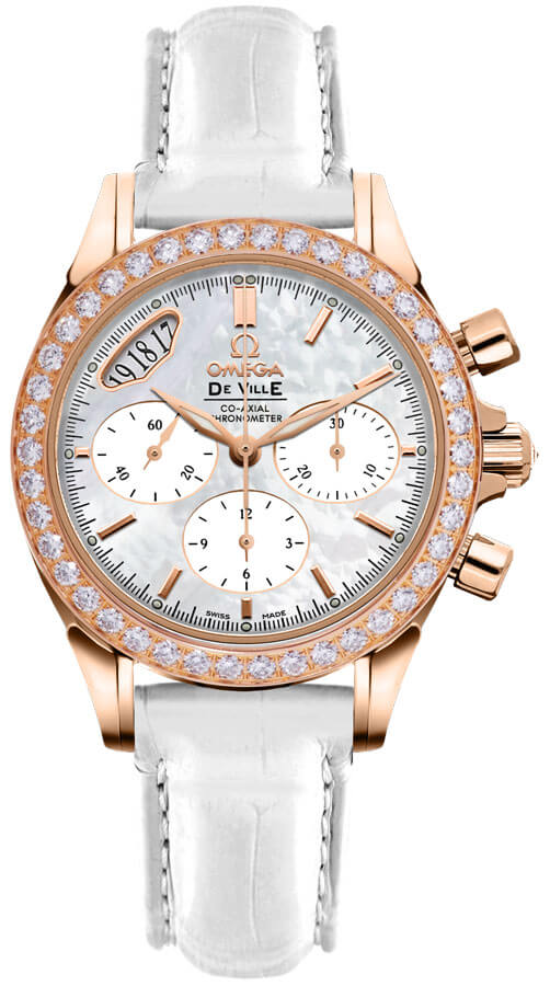 OMEGA De Ville Rose Gold Diamond Women'S Watch 422.58.35.50.05.002 1