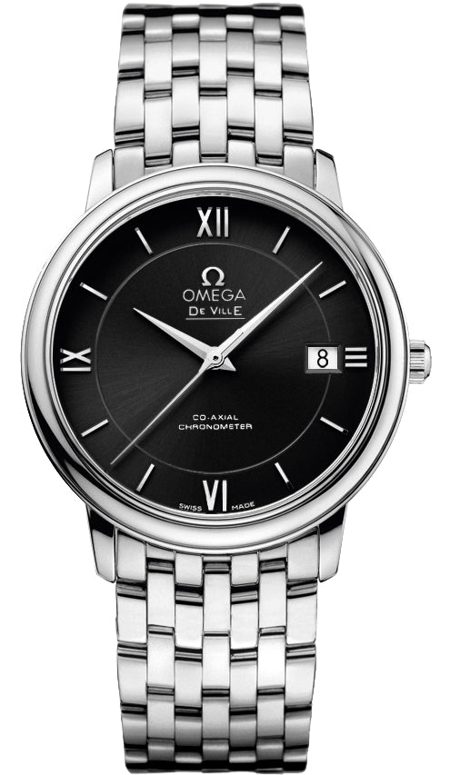 OMEGA De Ville Prestige Black Dial Men'S Watch 424.10.37.20.01.001 1