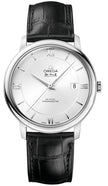 OMEGA De Ville Prestige Silver Dial Black Leather 39.5Mm Men'S Watch 424.13.40.20.02.001 1
