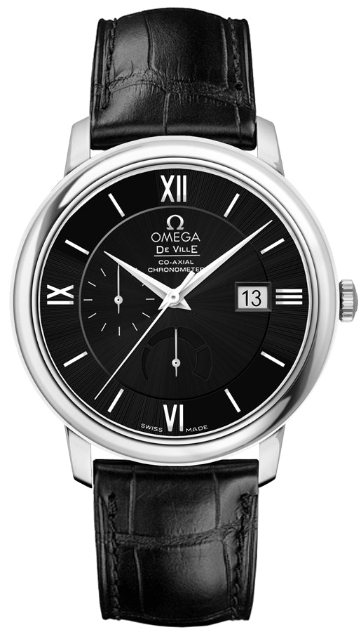 OMEGA De Ville Prestige Black Dial 39.5Mm Men'S Watch 424.13.40.21.01.001 1