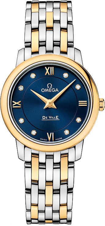 OMEGA De Ville Prestige Blue Dial Women'S Watch 424.20.27.60.53.002 1