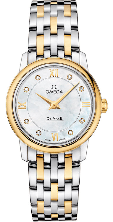 OMEGA De Ville Prestige Two-Tone Women'S Watch 424.20.27.60.55.001 1