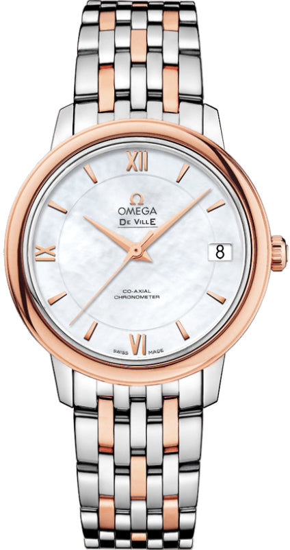 OMEGA De Ville Prestige Rose Gold & Steel Women'S Watch 424.20.33.20.05.002 1