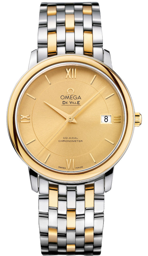 OMEGA De Ville Prestige Champagne Dial Men'S Watch 424.20.37.20.08.001 1