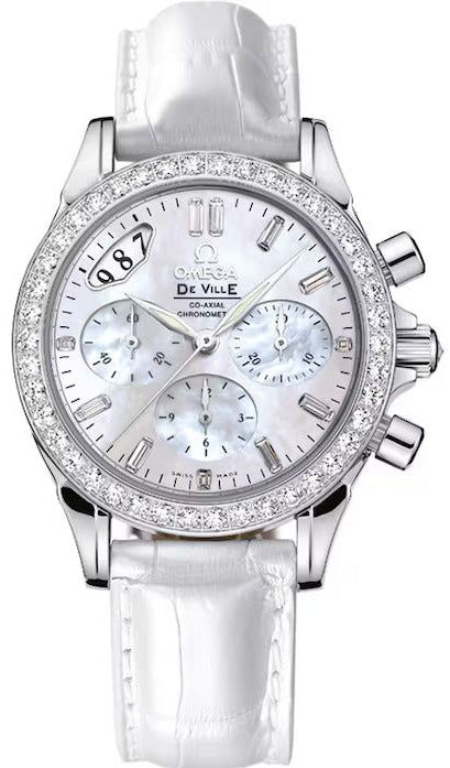 OMEGA De Ville Solid Gold Diamond Women'S Watch 4679.75.36 1