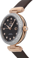 OMEGA De Ville Ladymatic Brown Dial & Diamonds Ladies Luxury Watch 425.27.34.20.63.001 2