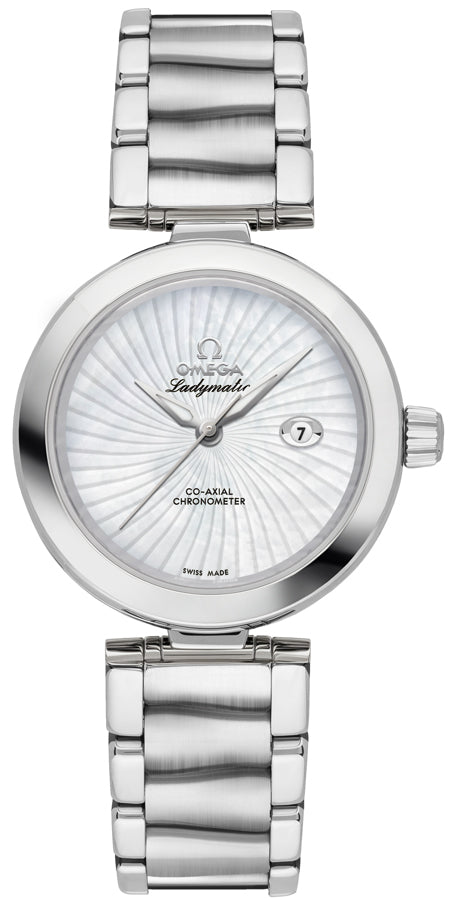 OMEGA De Ville Ladymatic Pearl White Supernova Pattern Dial Women'S Watch 425.30.34.20.05.001 1