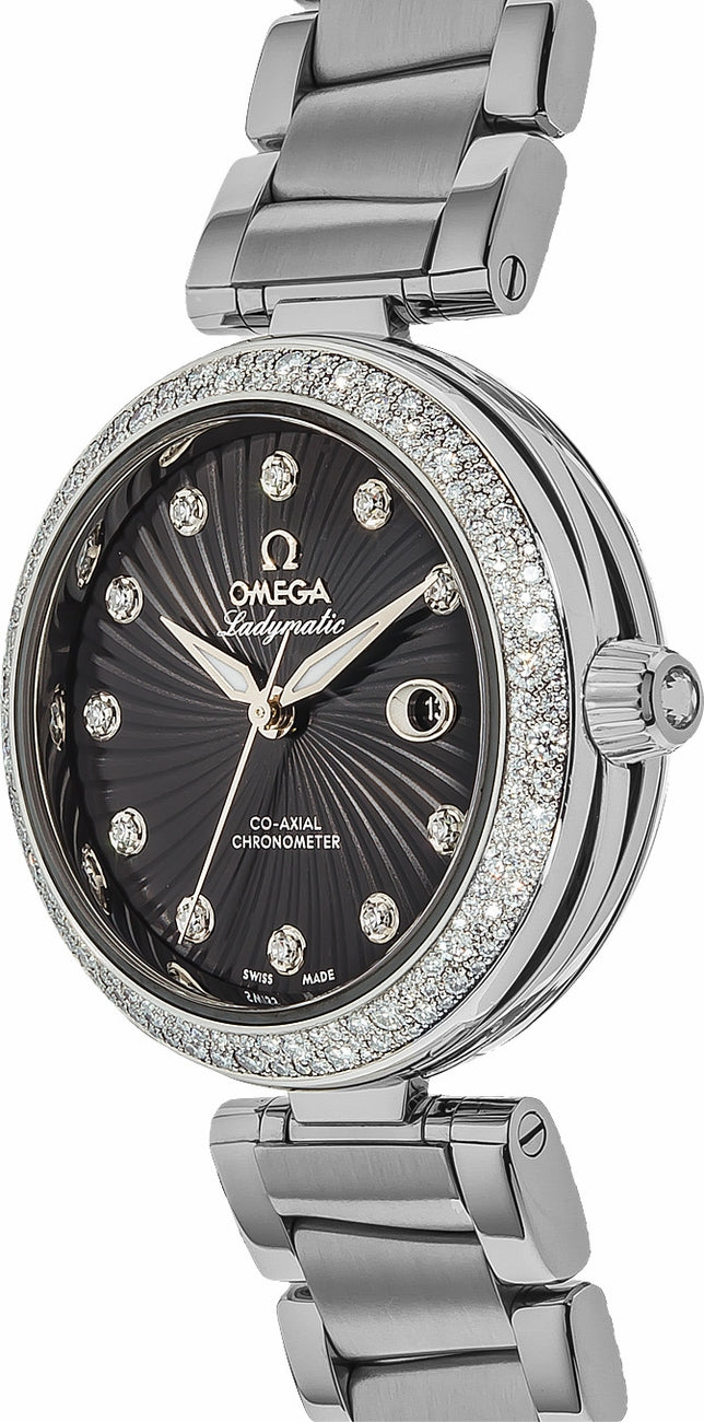 OMEGA De Ville Ladymatic Diamond Women'S Watch 425.35.34.20.51.001 2
