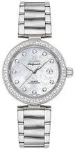 OMEGA De Ville Ladymatic Pearl White & Diamond Dial Stainless Ladies Watch 425.35.34.20.55.002 1