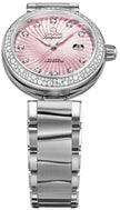 OMEGA De Ville Ladymatic Pearl Pink Dial & Diamond Women'S Luxury Watch 425.35.34.20.57.001 2
