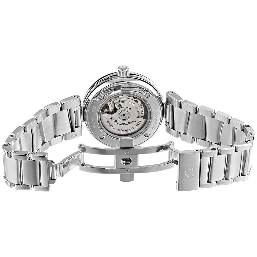 OMEGA De Ville Ladymatic Pearl Pink Dial & Diamond Women'S Luxury Watch 425.35.34.20.57.001 3