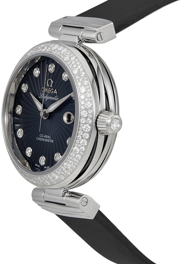 OMEGA De Ville Ladymatic Diamond Women'S Luxury Watch 425.37.34.20.56.001 2